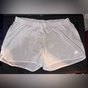 adidas Women's Athletic White Shorts